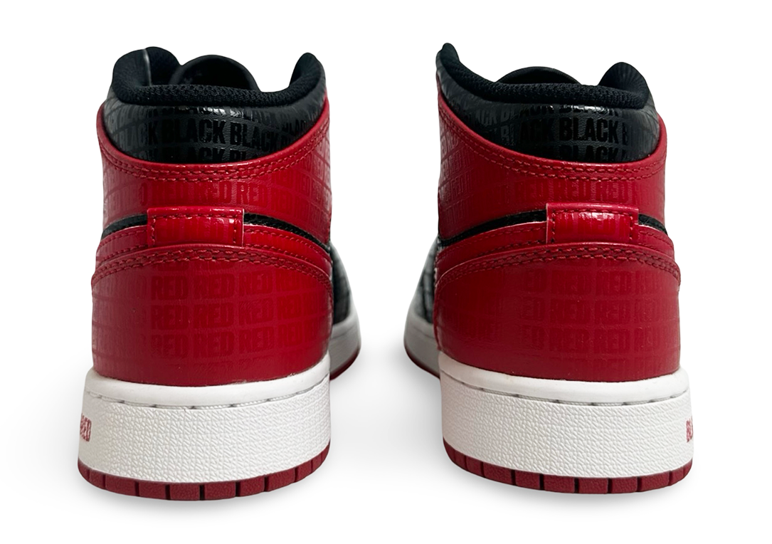 Jordan 1 Mid Bred Text (GS)
