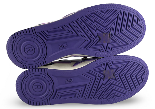 A Bathing Ape Bape Sta Mr. KaiKai Kiki White Purple