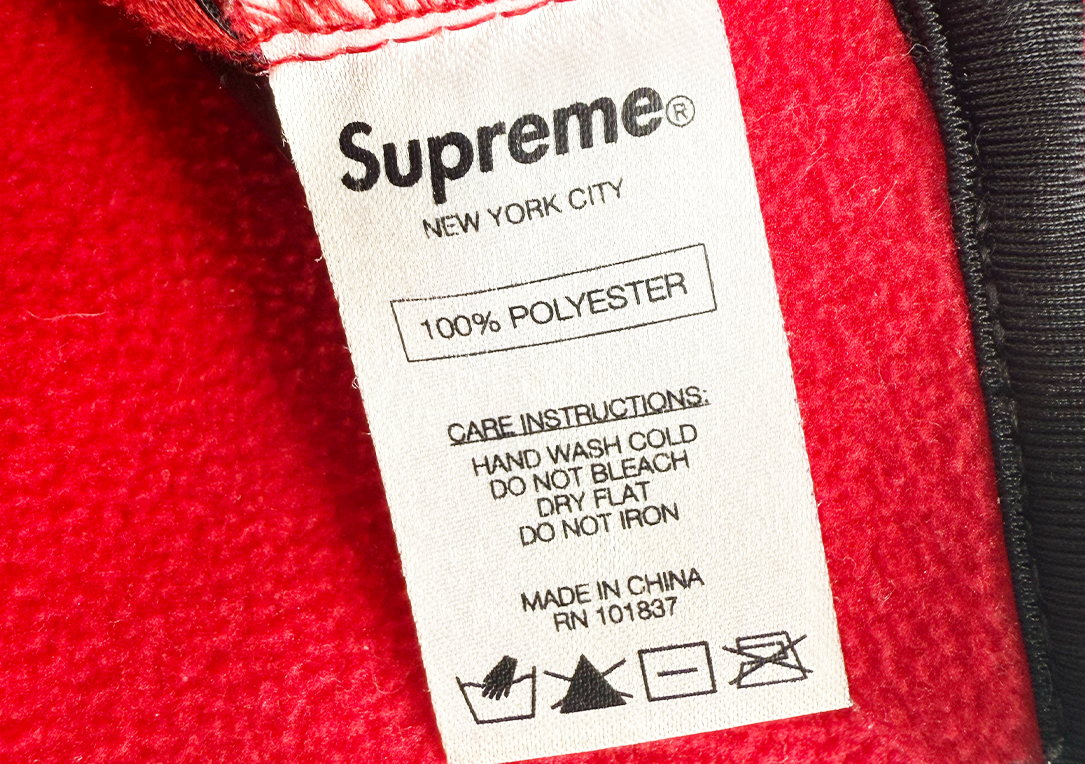 Supreme Polartec Fleece Neck Gaitor Red FW16