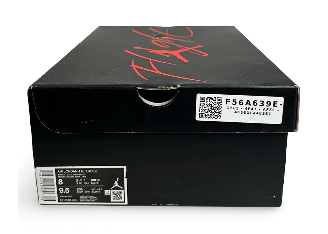 Jordan 4 Retro SE Black Canvas