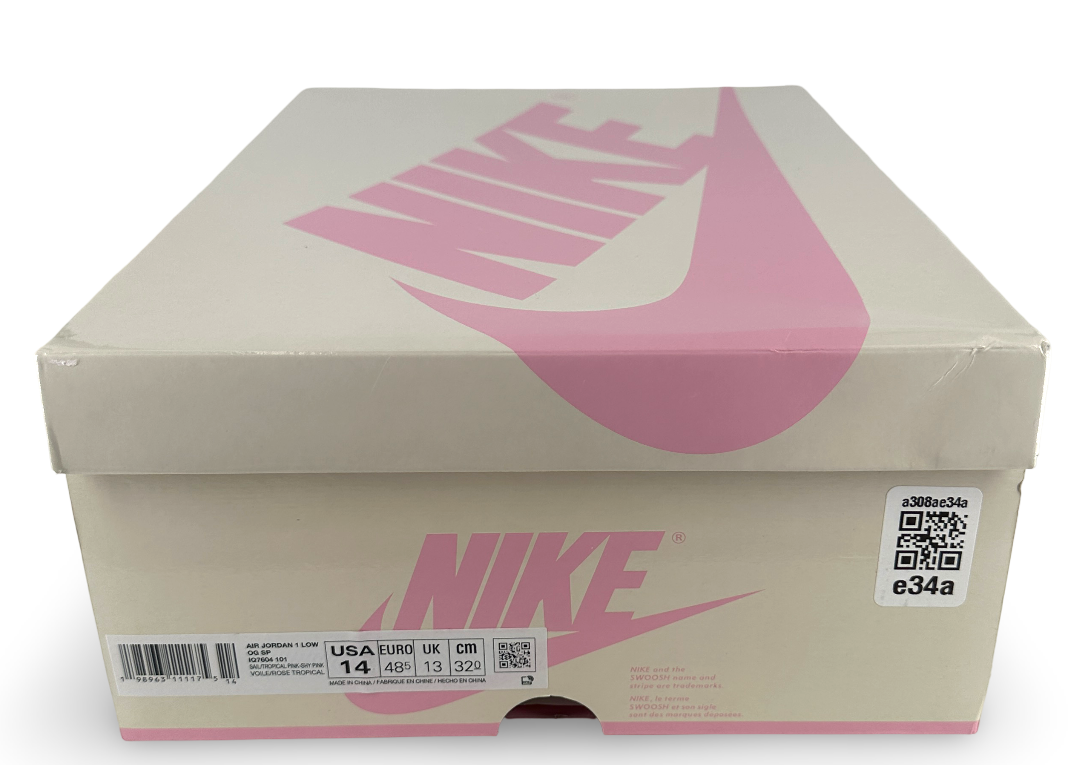 Jordan 1 Retro Low OG SP Travis Scott Sail Tropical Pink