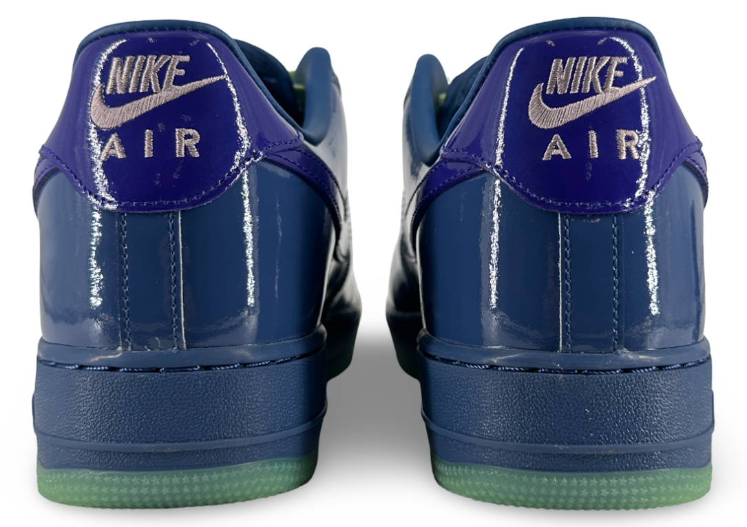Nike Air Force 1 Low Patent Leather Mystic Navy Grape Ice