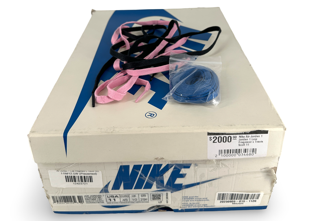 Jordan 1 Retro Low OG SP Fragment x Travis Scott