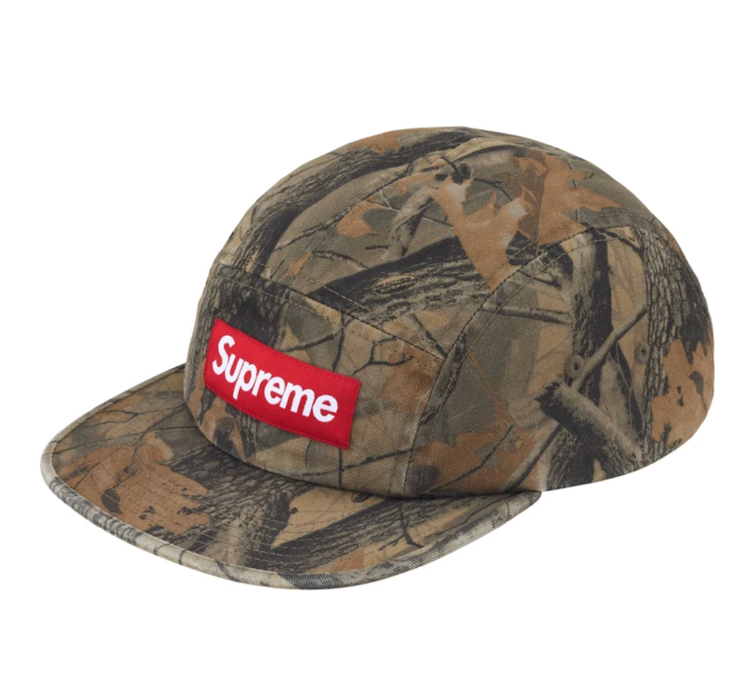 Supreme Washed Chino Twill Camp Cap Camo