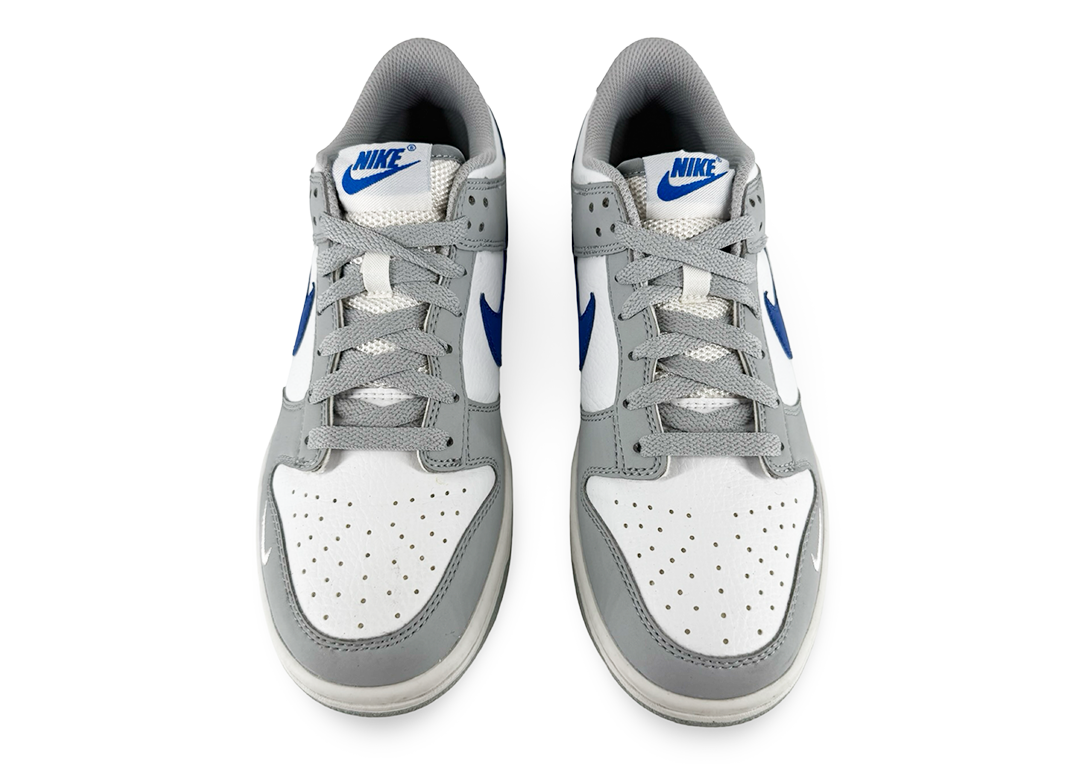 Nike Dunk Low Mini Swoosh Wolf Grey Game Royal (GS)