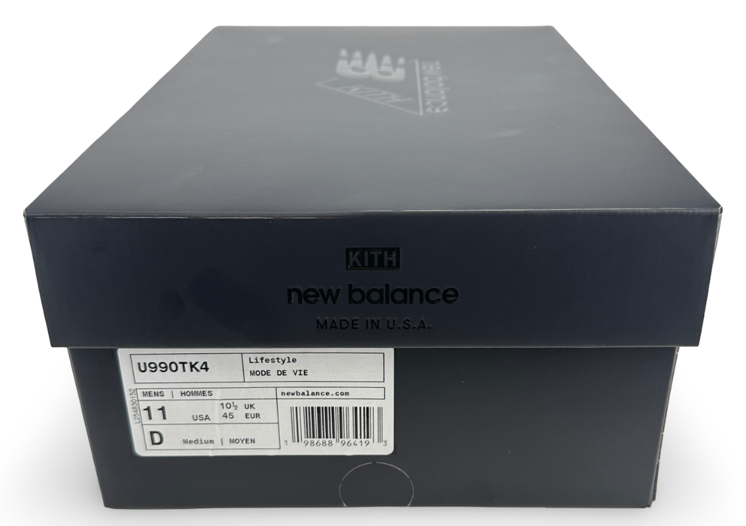 New Balance 990v4 MiUSA Kith Dusty Mauve