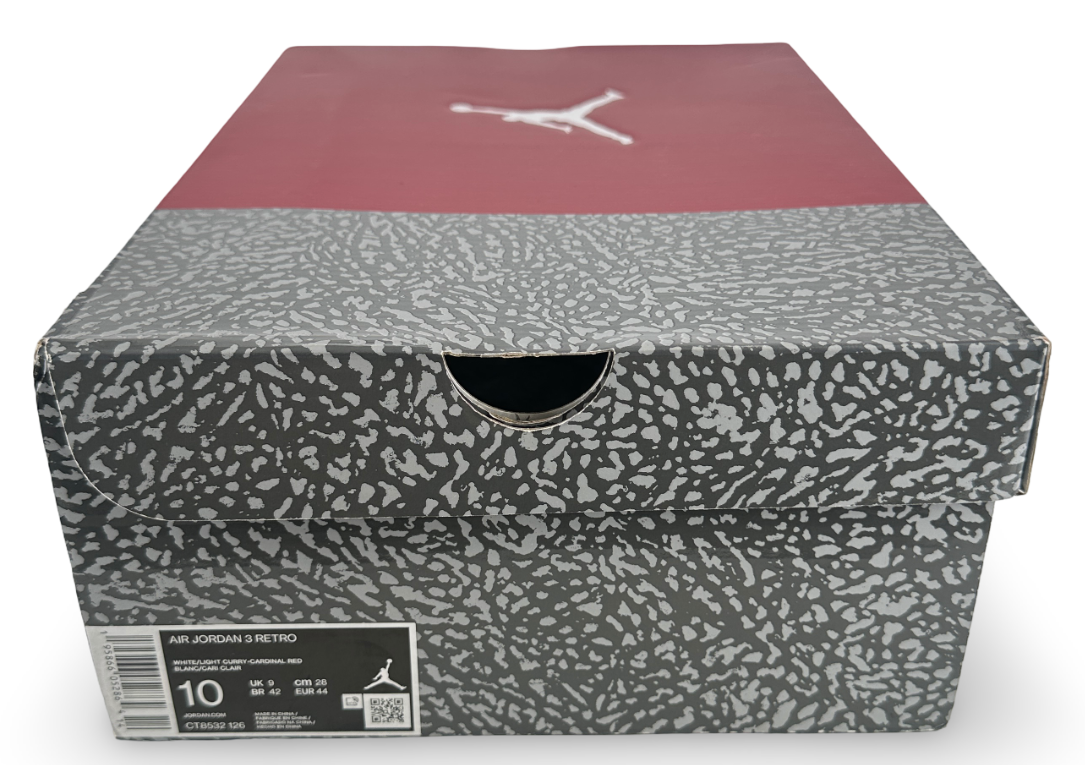 Jordan 3 Retro Cardinal Red
