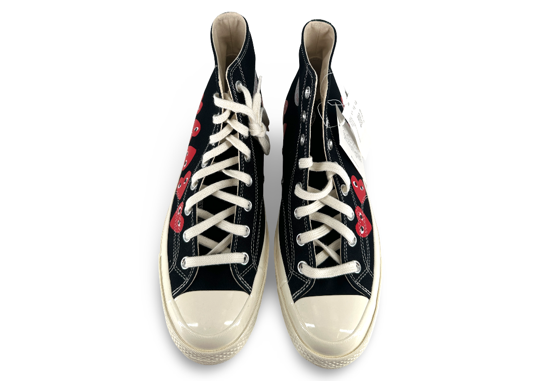 Converse Chuck Taylor All Star 70 Hi Comme des Garcons PLAY Multi-Heart Black