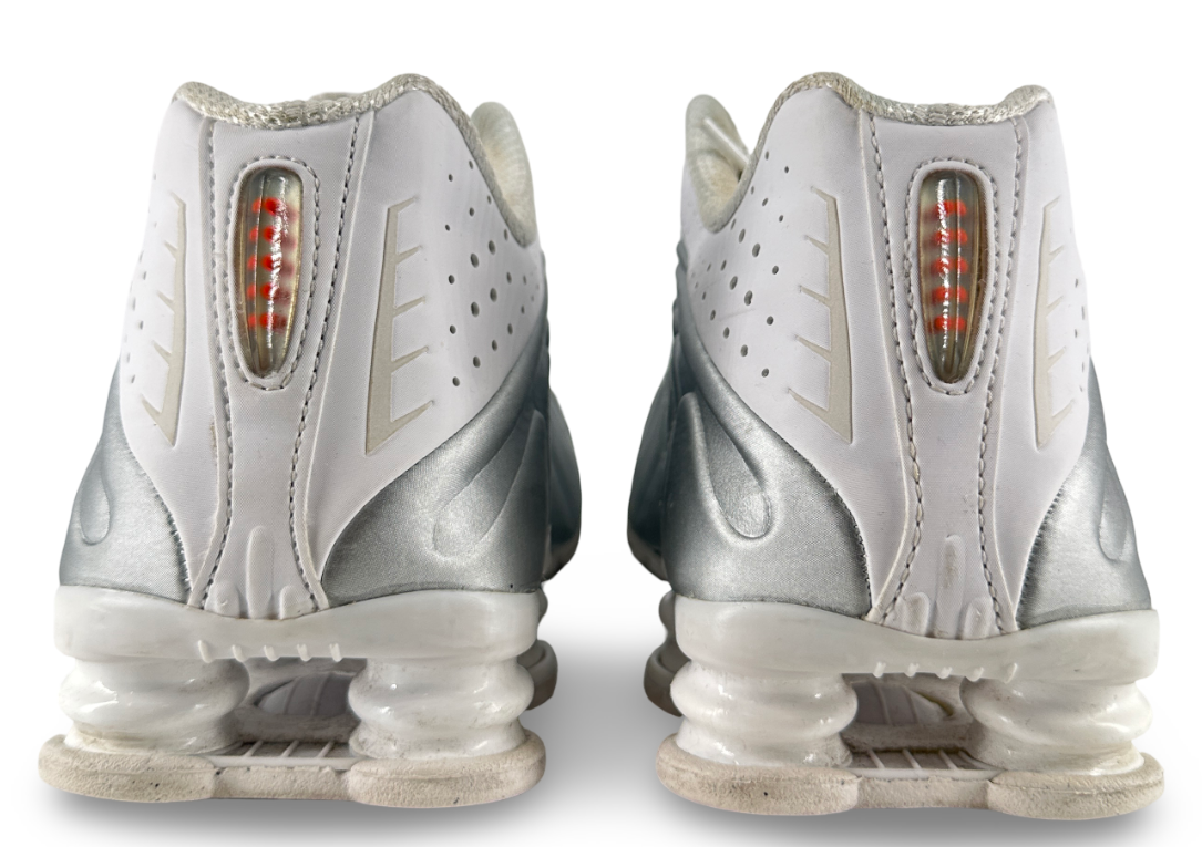 Nike Shox R4 White Metallic Silver (Women's)