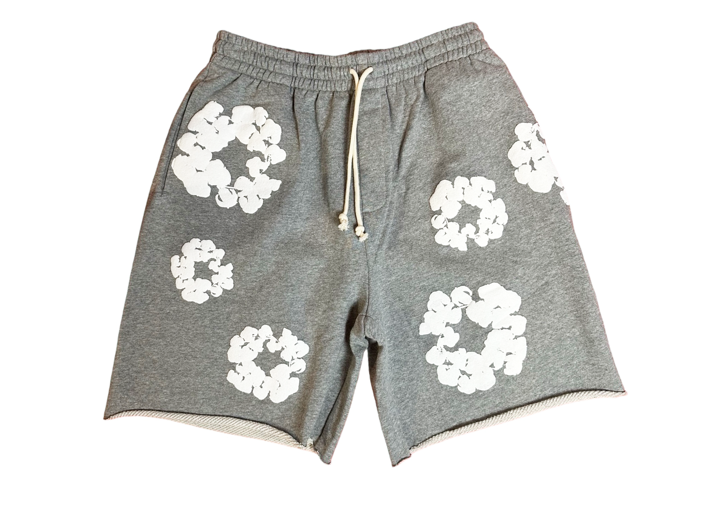 Denim Tears The Cotton Wreath Shorts Grey