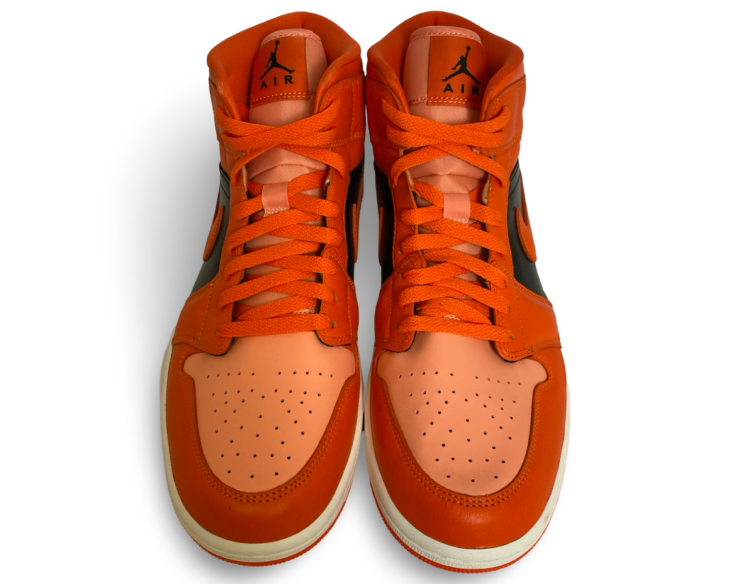 Jordan 1 Mid SE Rush Orange Crimson Bliss (Women's)