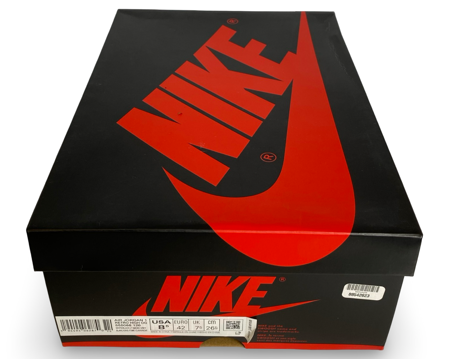 Jordan 1 Retro High Light Smoke Grey