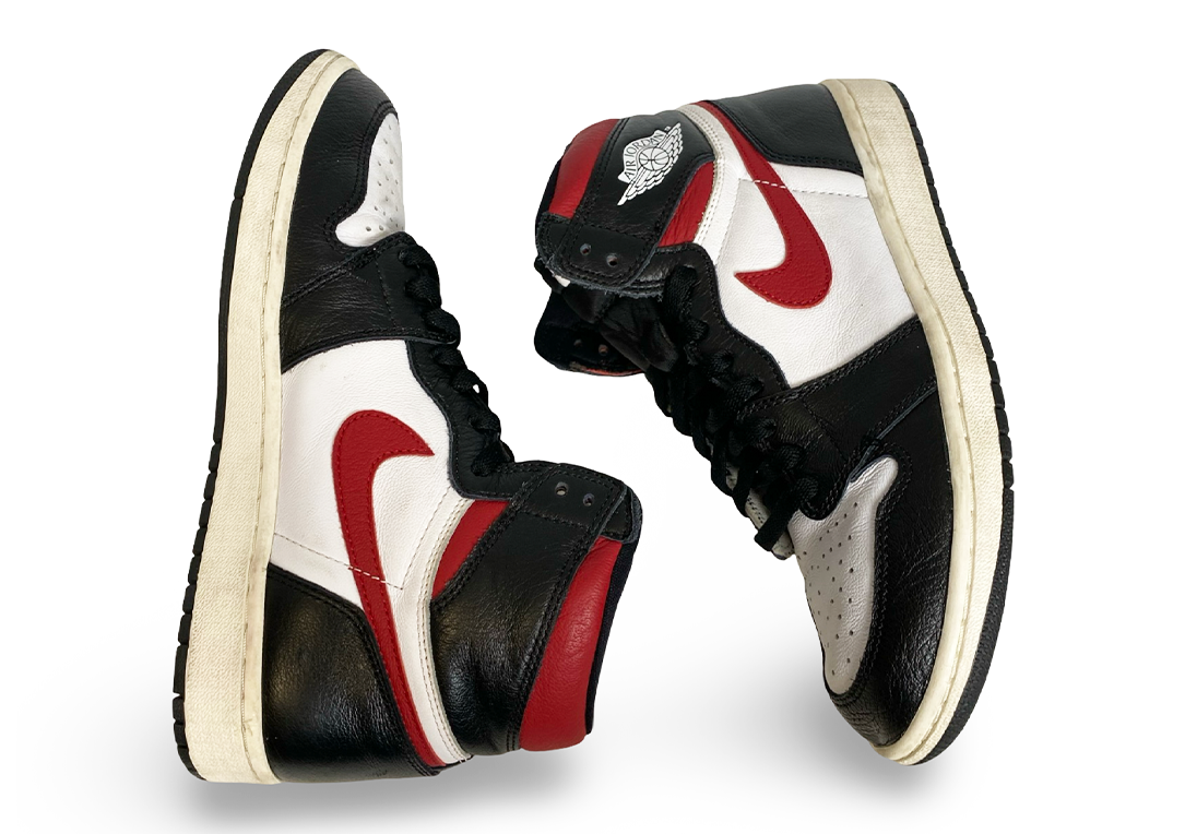 Jordan 1 Retro High Black Gym Red