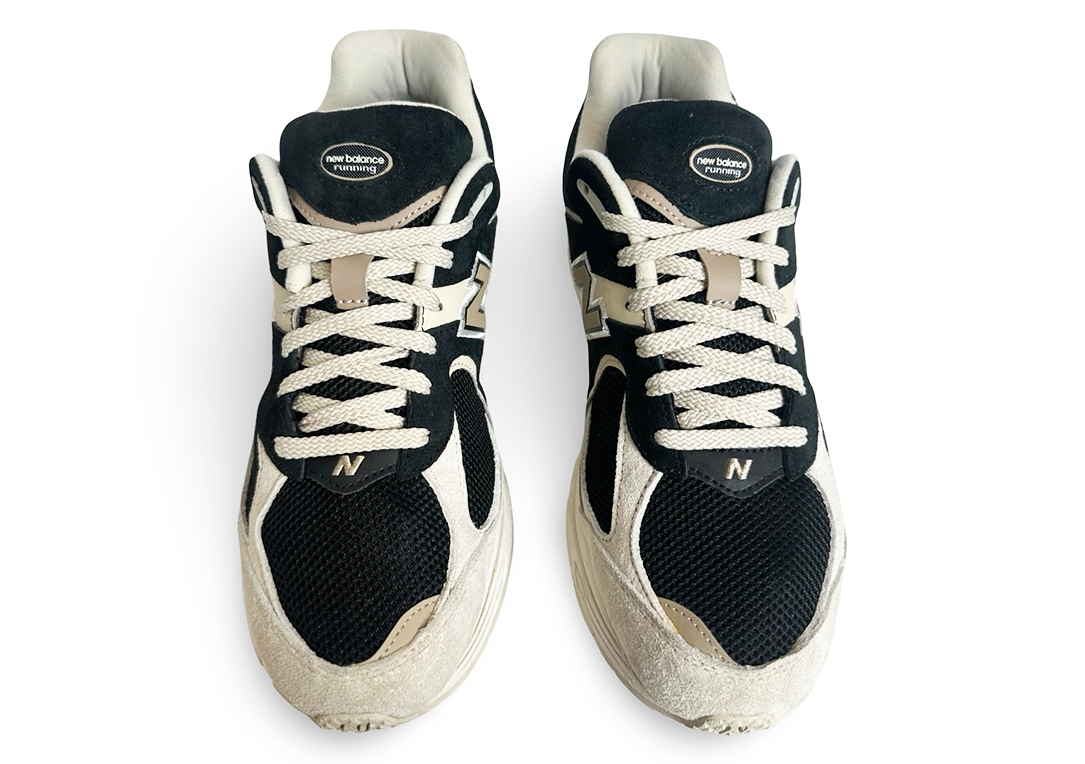 New Balance 2002R Black Beige Tan
