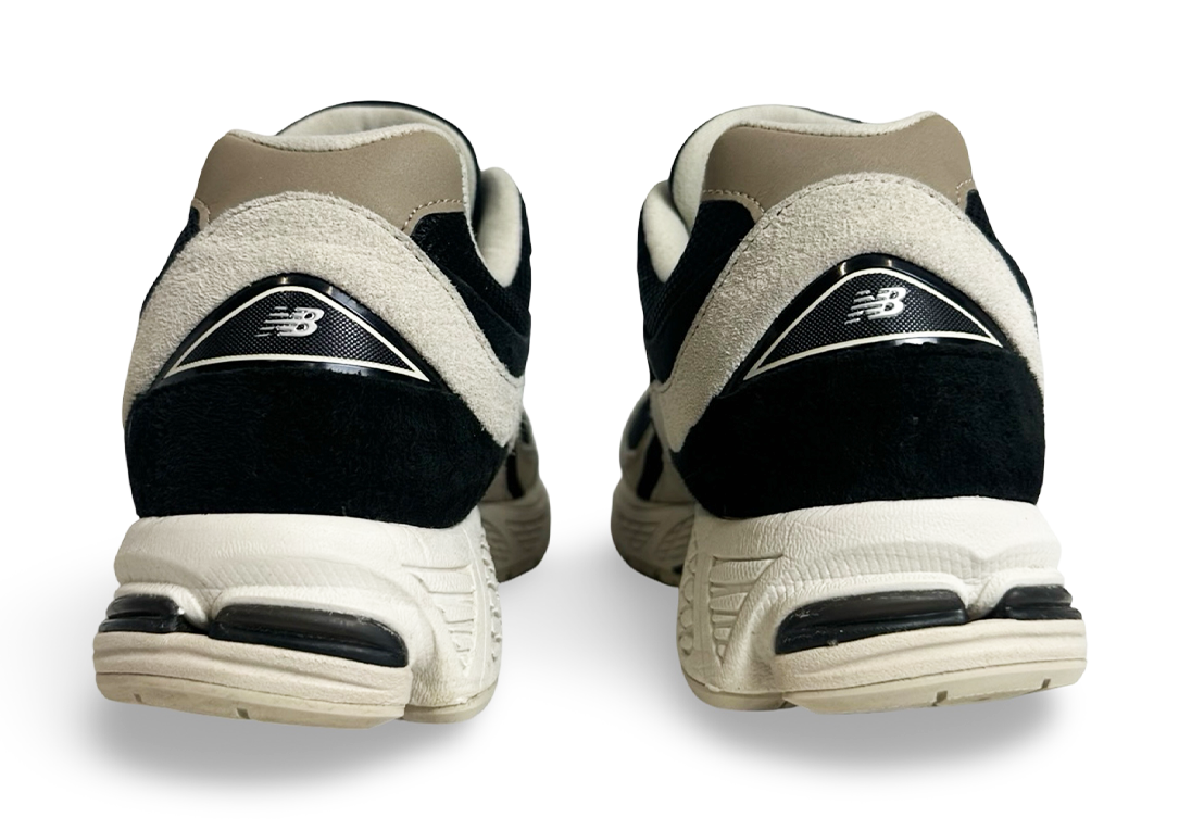 New Balance 2002R Black Beige Tan