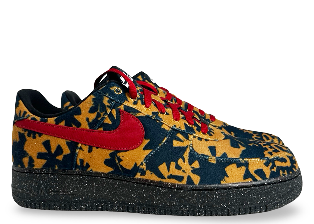 Nike By You Air Force 1 Tan/Red/Black