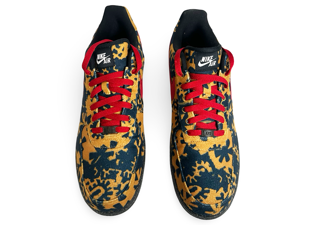 Nike By You Air Force 1 Tan/Red/Black