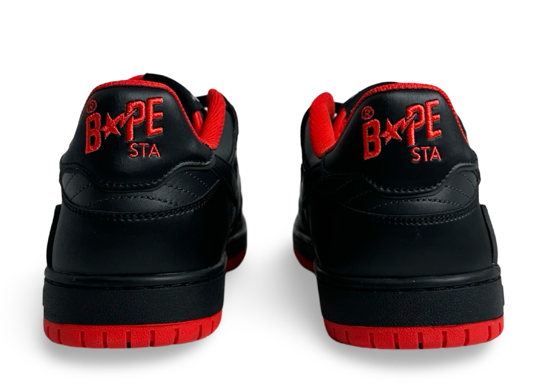 A Bathing Ape Sk8 Sta #4 Grey Black Red