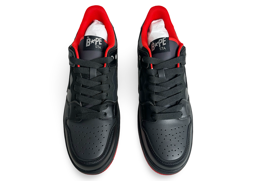 A Bathing Ape Sk8 Sta #4 Grey Black Red