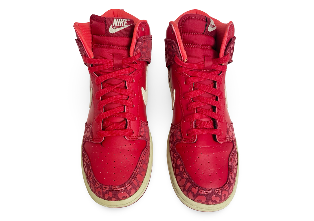 Nike Dunk High Skinny Red Leopard Print (2012)