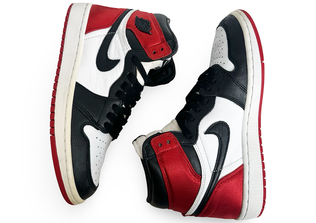 Jordan 1 Retro High Satin Black Toe (Women's)