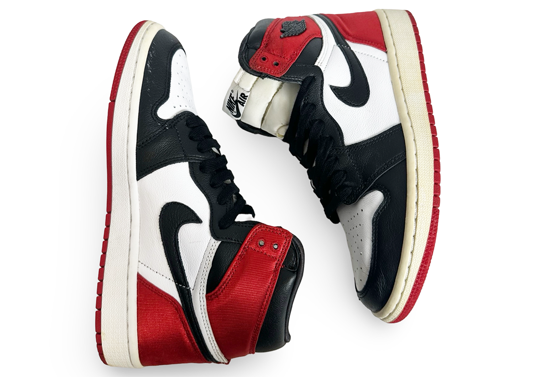 Jordan 1 Retro High Satin Black Toe (Women's)