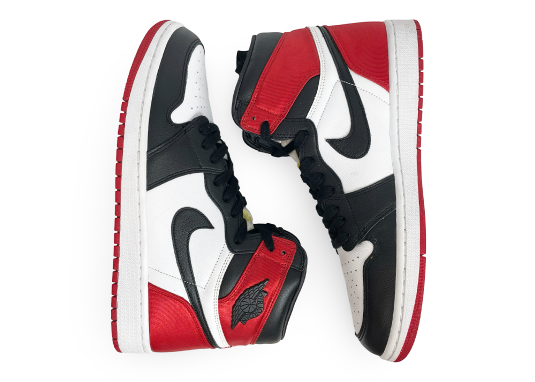 Jordan 1 Retro High Satin Black Toe (Women's)
