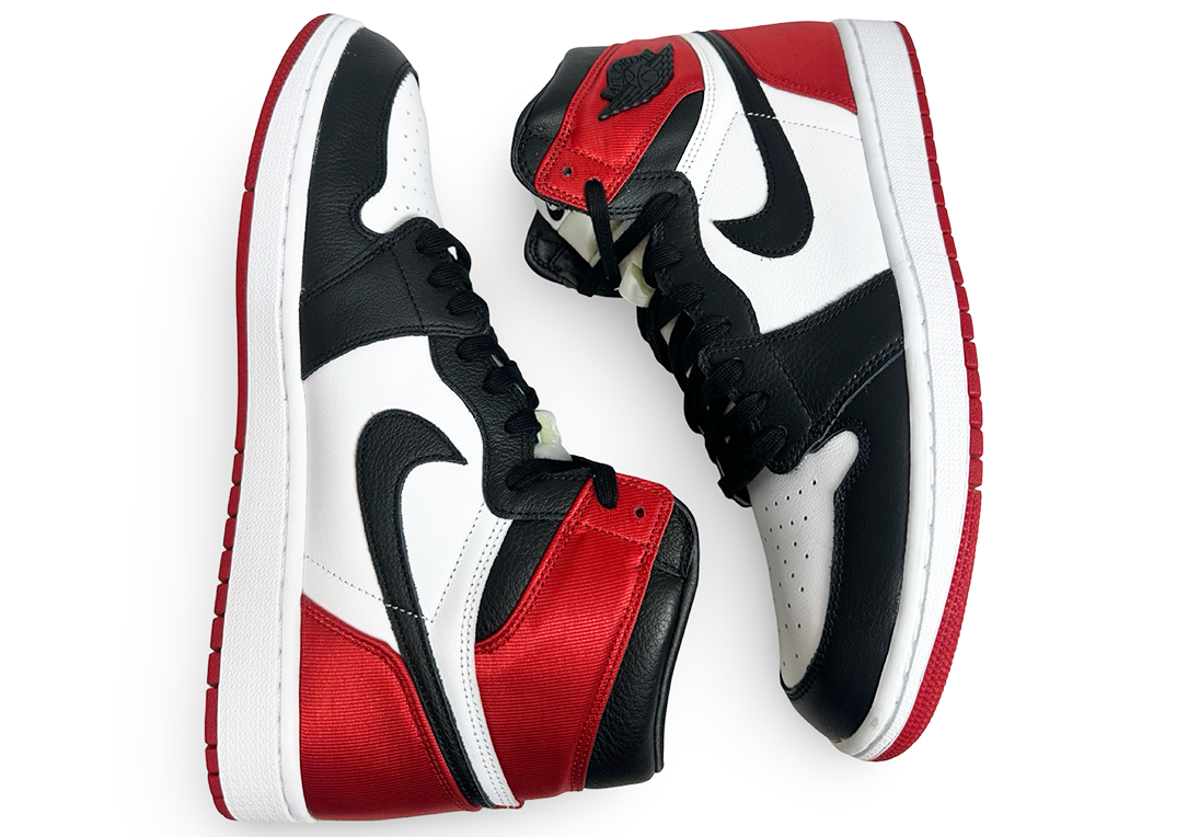 Jordan 1 Retro High Satin Black Toe (Women's)