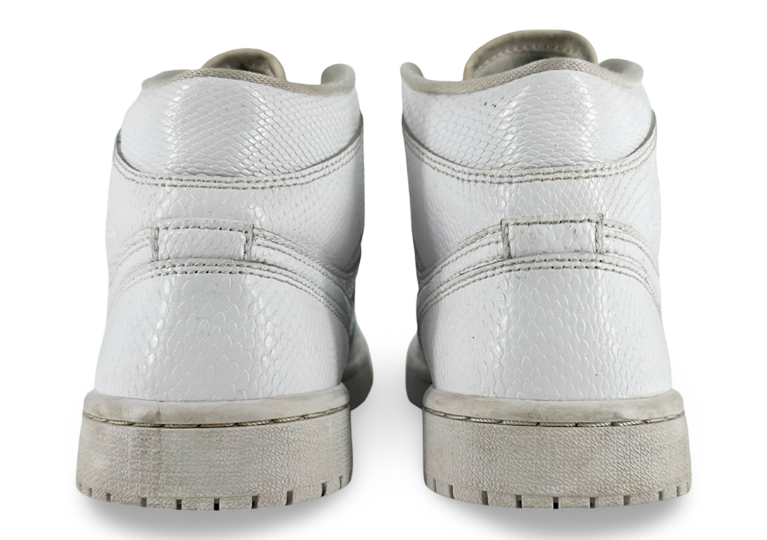 Jordan 1 Mid White Snakeskin (Women's)