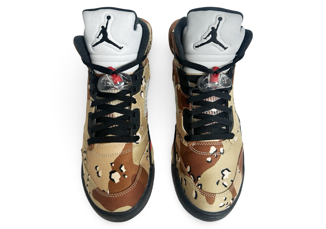 Jordan 5 Retro Supreme Desert Camo