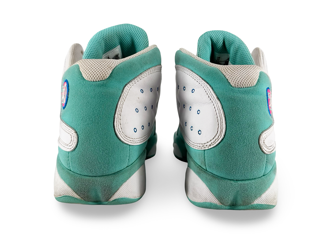 Jordan 13 Retro White Soar Green Pink (GS)