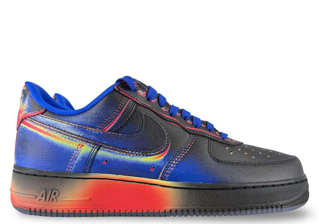 Nike Air Force 1 Low Retro Heat Map Black Racer Blue