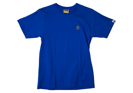 BAPE Ape Head One Point Tee Blue