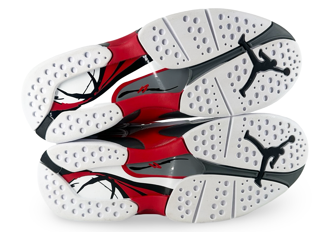 Jordan 8 Retro White True Red (2025)
