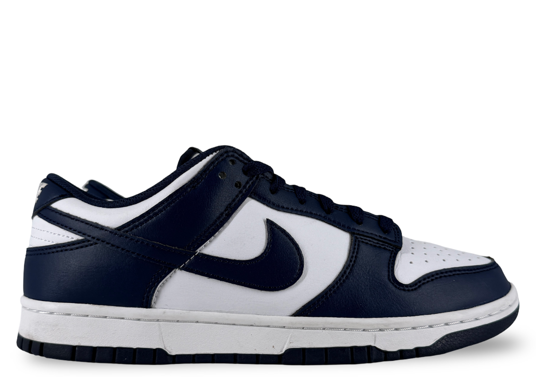 Nike Dunk Low White Midnight Navy
