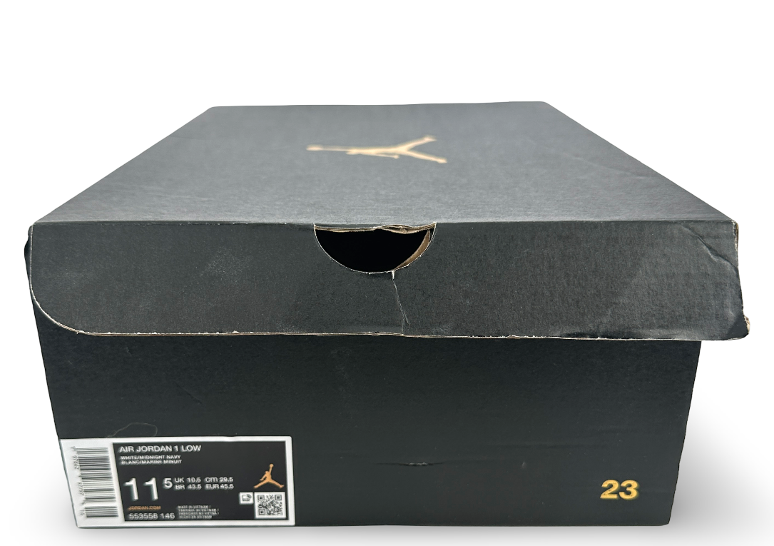 Jordan 1 Low Midnight Navy Neutral Grey