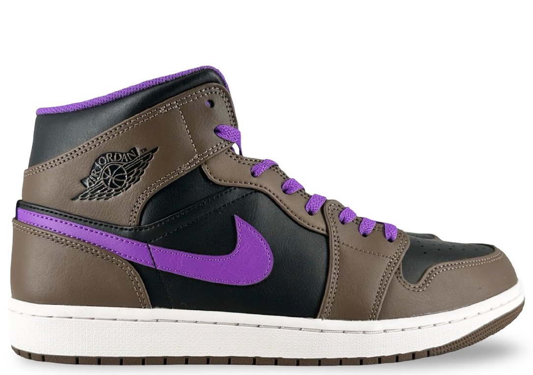 Jordan 1 Mid Purple Mocha