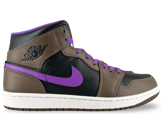 Jordan 1 Mid Purple Mocha