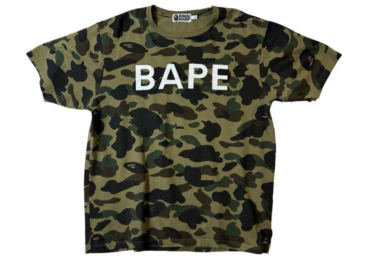 Bape 1st Camo Tee Green