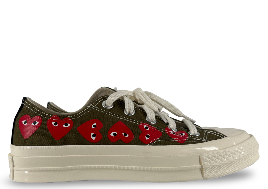 Converse Chuck Taylor All Star 70 Ox Comme des Garcons Multi Heart Green