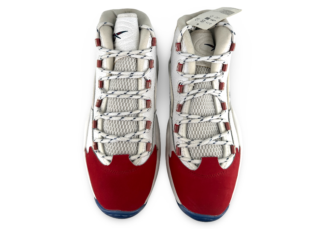 Reebok Question Mid Red Toe 25th Anniversary