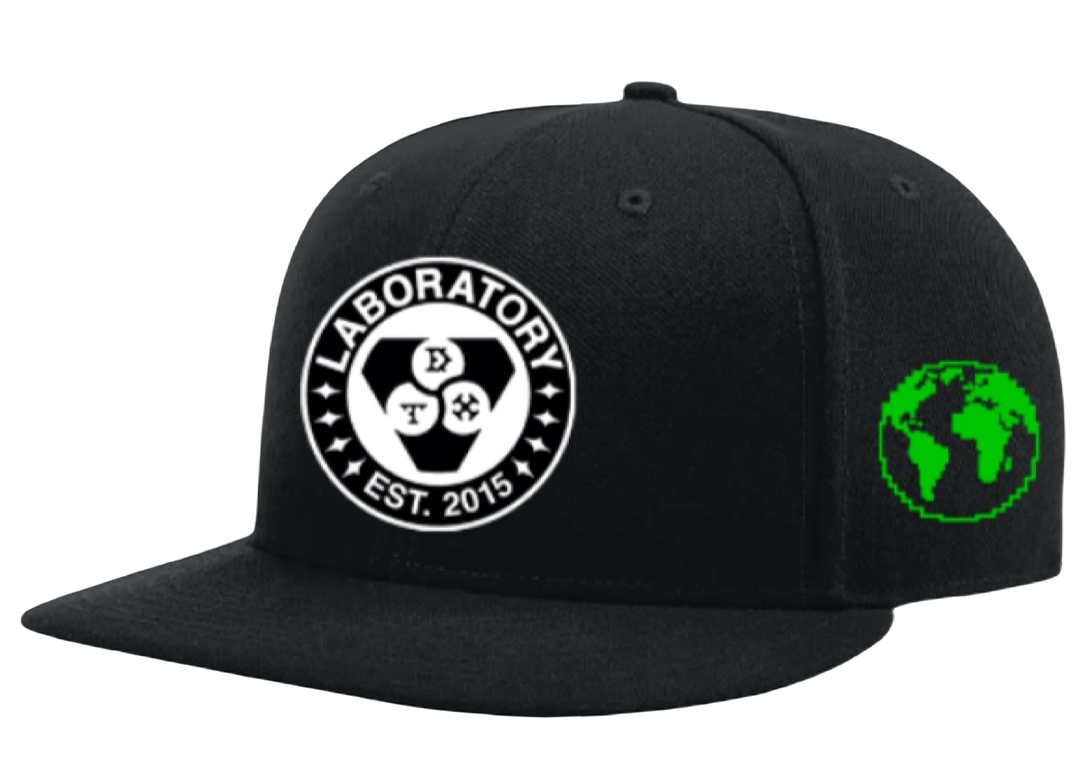 "LAB HAZ" FW25 Fitted Hat Black