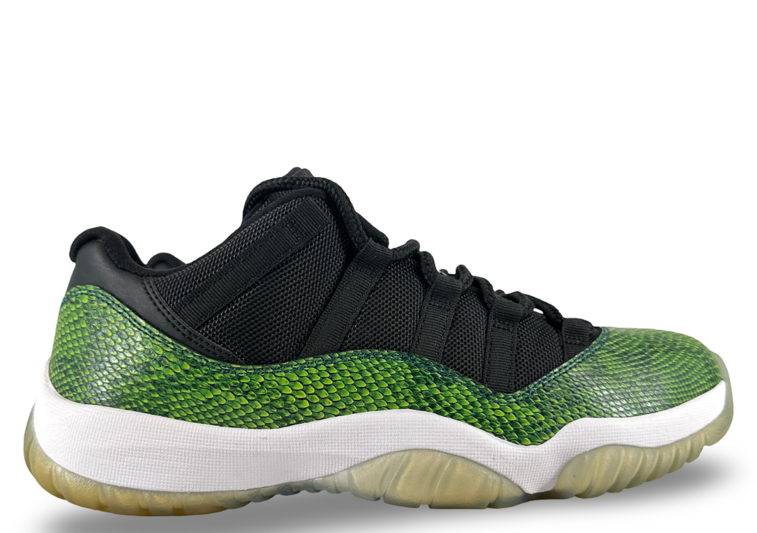 Jordan 11 Retro Low Green Snakeskin