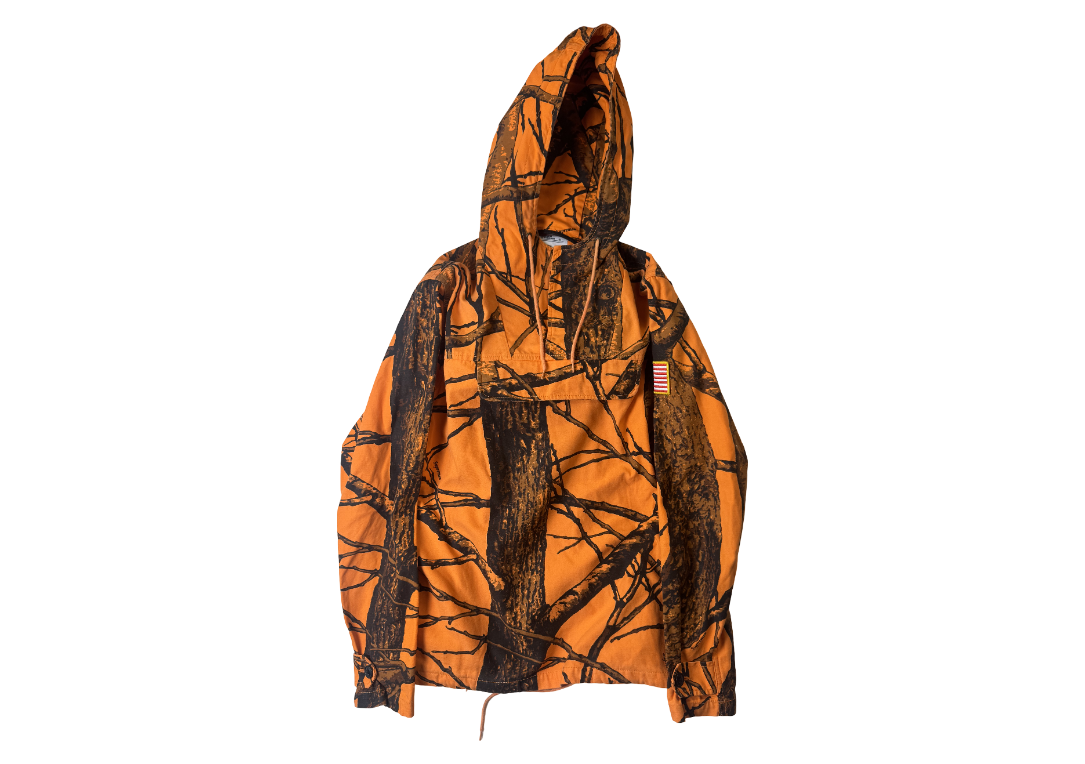 Supreme Tree Camo Field Pullover Orange