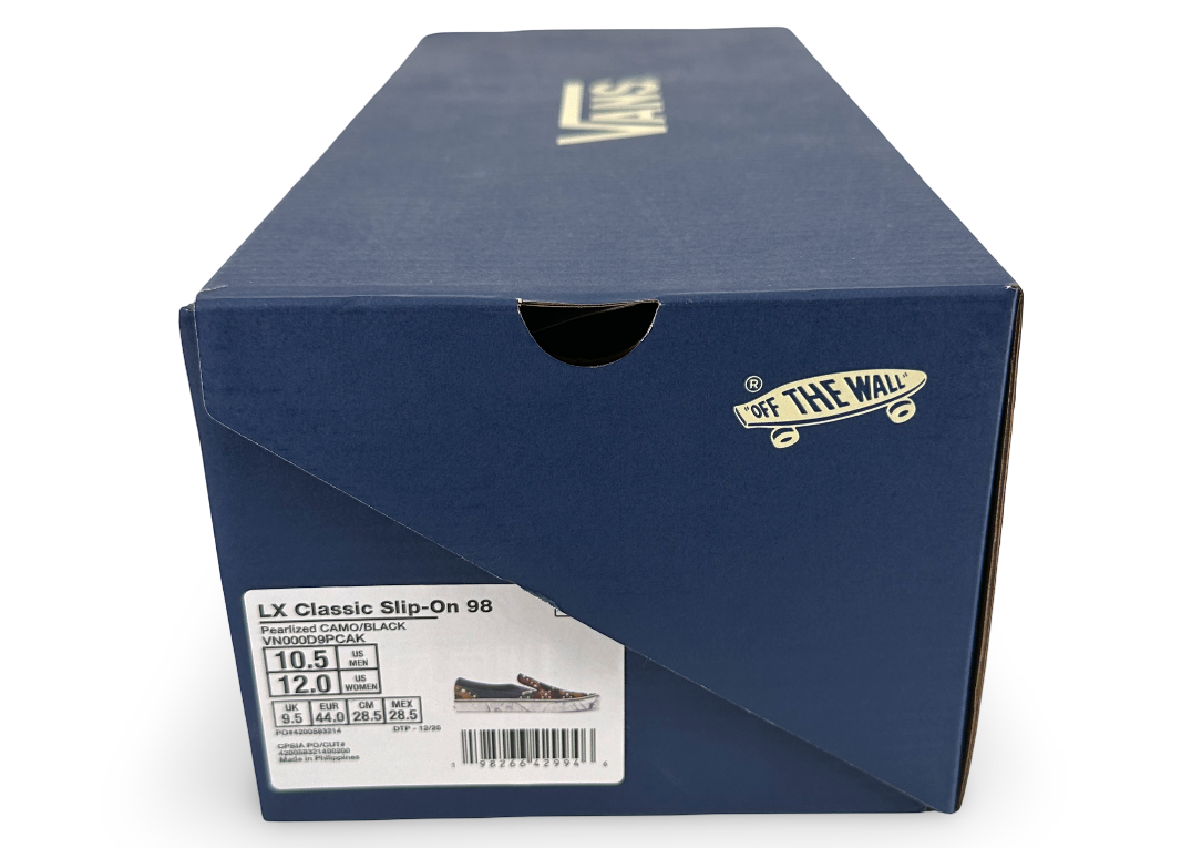 Vans LX Classic Slip-On 98 Pearlized Pack Camo Black