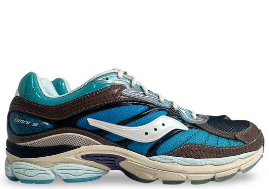 Saucony ProGrid Omni 9 Footpatrol Blue Brown