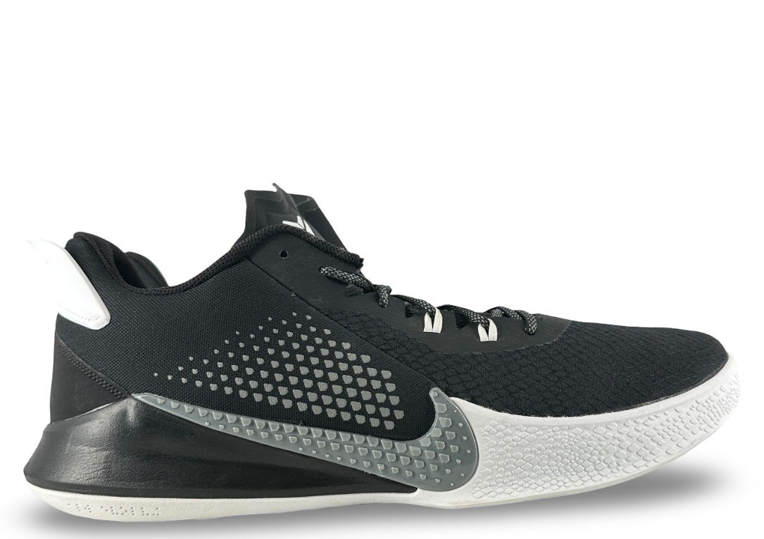 Nike Mamba Fury Black White Smoke Grey