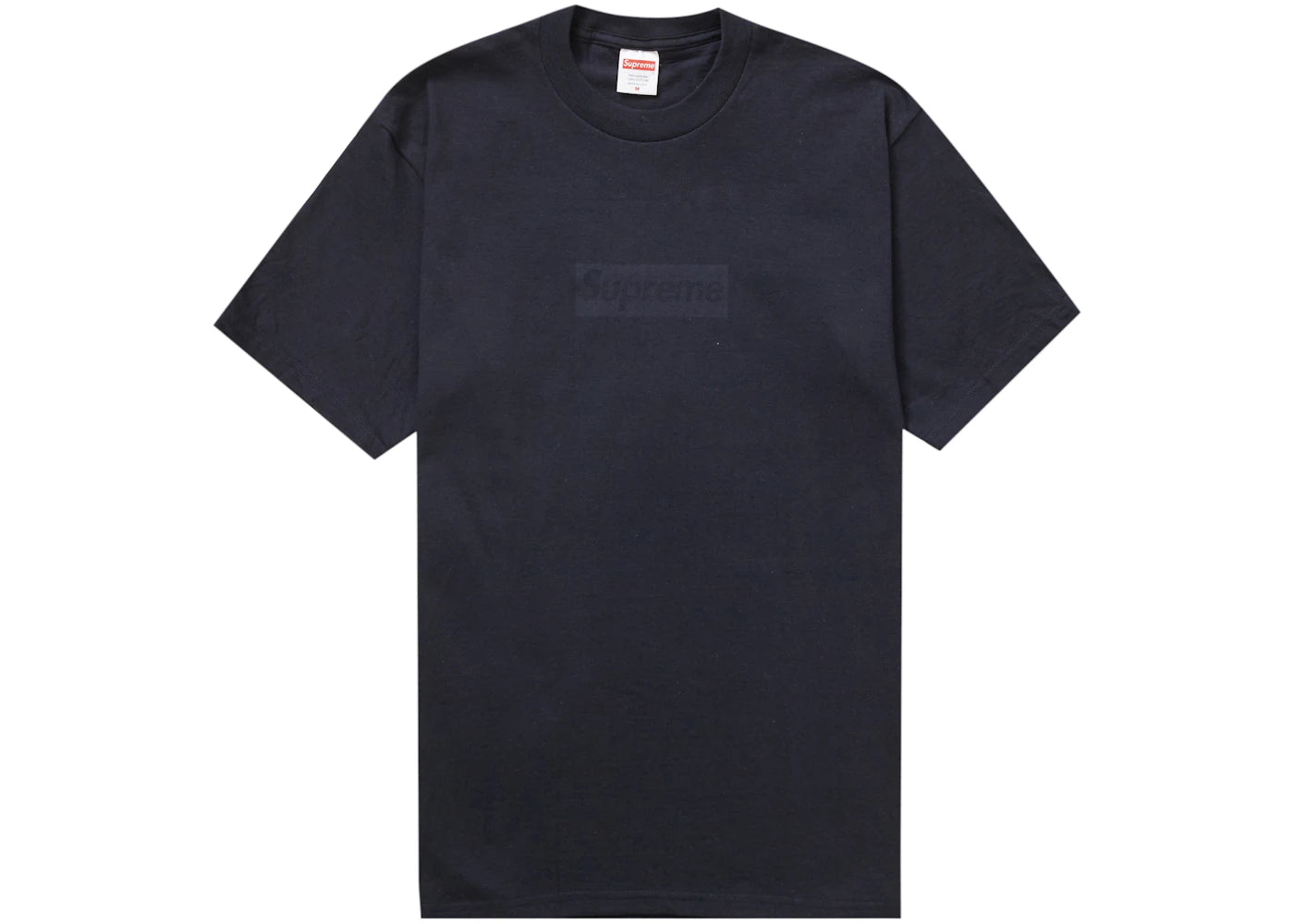 Supreme Tonal Box Logo Tee Navy
