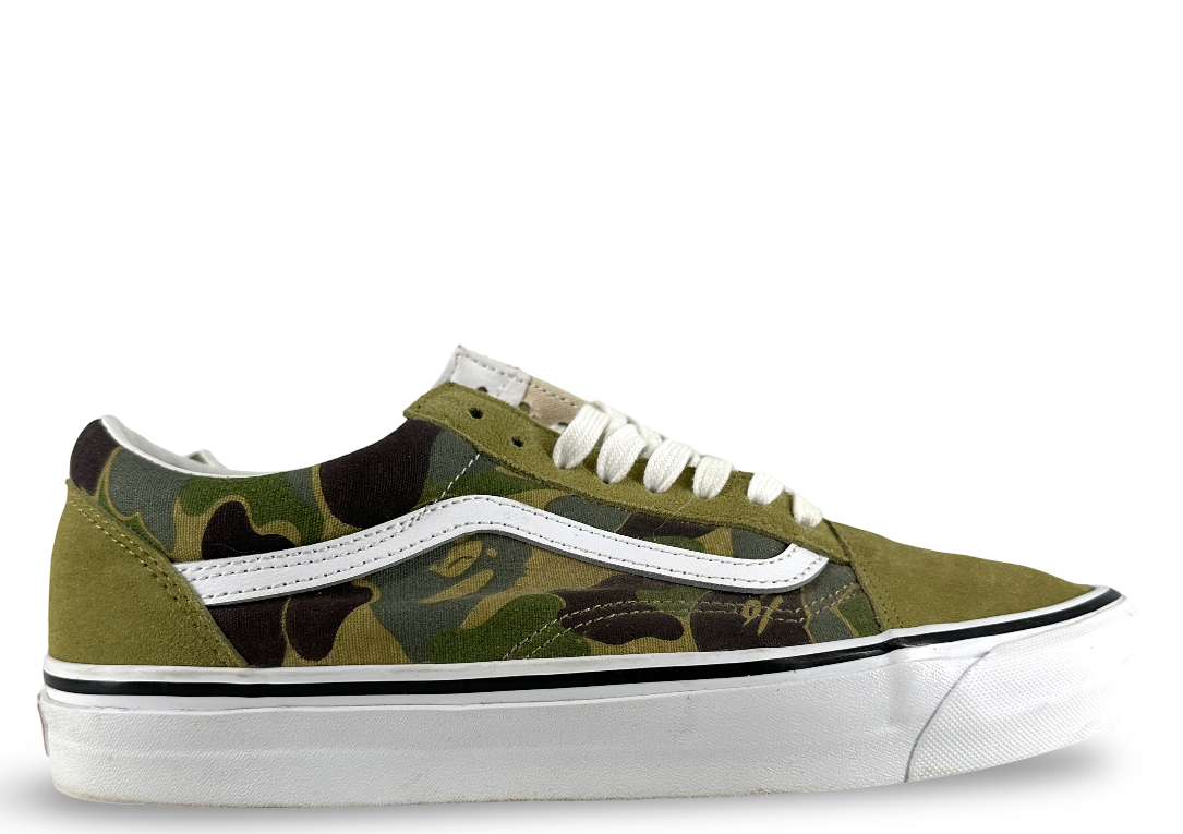 Vans Old Skool 36 DX Bape Green ABC Camo