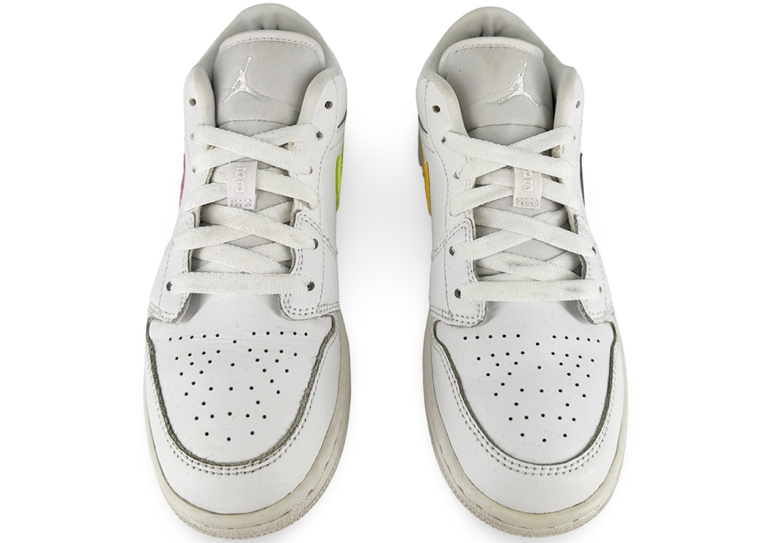 Jordan 1 Low White Neon (GS)